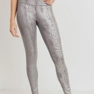 Mono b snakeskin leggings (metallic)